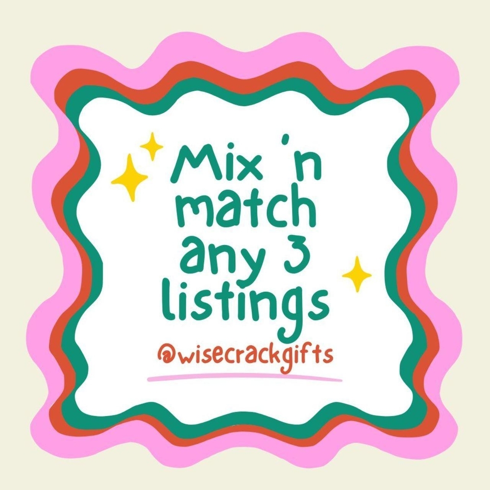 Mix 'n Match Any 3 Listings